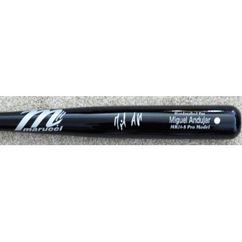 Miguel Andujar New York Yankees Signed MLB Pro Model Bat Steiner Authenticated Miguel Andujar New York Yankees Signed MLB Pro Model Bat Steiner Authenticated