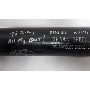 Shawn Green Signed Game Used Louisville Slugger Bat JSA Authenticated