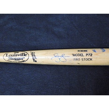Andruw Jones Signed Louisville Slugger Spring Training Bat JSA Authenticated