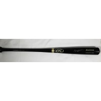 Brandon Wood Signed Rawlings Black Big Stick Bat JSA Authenticated