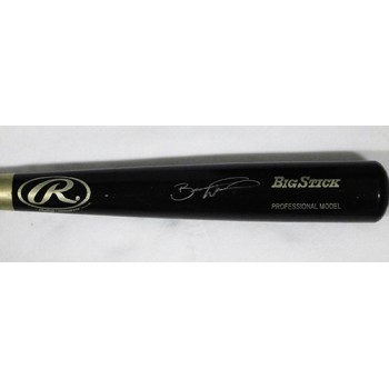 Brandon Wood Signed Rawlings Black Big Stick Bat JSA Authenticated