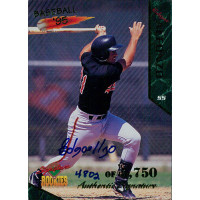 Edgardo Alfonzo Signed 1995 Signature Rookies Baseball Card #2 /5750 Edgardo Alfonzo Signed 1995 Signature Rookies Baseball Card #2 /5750