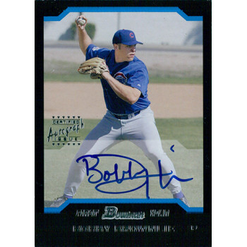Bobby Brownlie Chicago Cubs Signed 2004 Bowman First Year Card #167