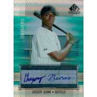 Gregory Burns Florida Marlins Signed 2004 Upper Deck SP Prospects Card #371 Gregory Burns Florida Marlins Signed 2004 Upper Deck SP Prospects Card #371