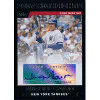 Miguel Cairo NY Yankees Signed 2007 Topps Updates Season Highlights Card #HAMC Miguel Cairo NY Yankees Signed 2007 Topps Updates Season Highlights Card #HAMC