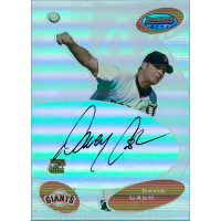 David Cash San Francisco Giants Signed 2003 Bowman's Best Card #BB-DC David Cash San Francisco Giants Signed 2003 Bowman's Best Card #BB-DC