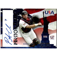 Preston Clark Signed 2007 USA Baseball National Signature Blue Ink /275 #A-5 Preston Clark Signed 2007 USA Baseball National Signature Blue Ink /275 #A-5