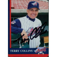 Terry Collins Anaheim Angels Signed 1997 Mother's Cookies Card JSA Authenticated Terry Collins Anaheim Angels Signed 1997 Mother's Cookies Card JSA Authenticated