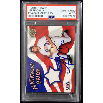 Jesse Crain Signed 2004 SP Prospects USA Baseball National Pride #NPP-JC PSA Aut