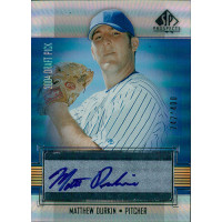Matthew Durkin New York Mets Signed 2004 Upper Deck SP Prospects Card #434 Matthew Durkin New York Mets Signed 2004 Upper Deck SP Prospects Card #434