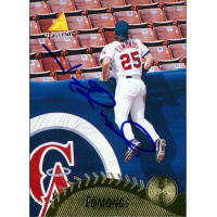 Jim Edmonds California Angels Signed 1995 Pinnacle Card #65 JSA Authenticated Jim Edmonds California Angels Signed 1995 Pinnacle Card #65 JSA Authenticated