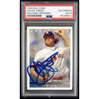 Chuck Finley California Angels Signed 1992 Upper Deck Card #77 PSA Authenticated