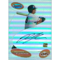 Branden Florence San Francisco Giants Signed 2003 Bowman's Best Card #BB-BF Branden Florence San Francisco Giants Signed 2003 Bowman's Best Card #BB-BF