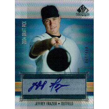 Jeffrey Frazier Detroit Tigers Signed 2004 Upper Deck SP Prospects Card #347