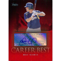 Mat Gamel Milwaukee Brewers Signed 2009 Topps Career Best Card #CBA-MG Mat Gamel Milwaukee Brewers Signed 2009 Topps Career Best Card #CBA-MG