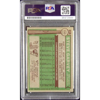 Steve Garvey Los Angeles Dodgers Signed 1976 Topps Card #150 PSA Authenticated