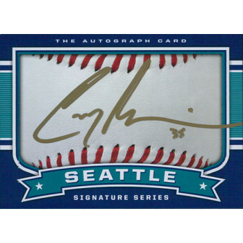 Cory Gearrin Signed Seattle Mariners 2.5x3.5 Card JSA Authenticated Cory Gearrin Signed Seattle Mariners 2.5x3.5 Card JSA Authenticated