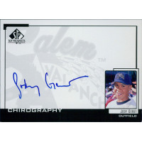 Jody Gerut Signed 1999 Upper Deck SP Top Prospects Chirography Card #JG Jody Gerut Signed 1999 Upper Deck SP Top Prospects Chirography Card #JG