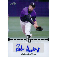 Jake Godfrey Signed 2013 Leaf Perfect Game Baseball Card #A-JG4 Jake Godfrey Signed 2013 Leaf Perfect Game Baseball Card #A-JG4