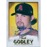Zack Godley Diamondbacks Signed 2017 Topps Gallery Baseball Card #104 Zack Godley Diamondbacks Signed 2017 Topps Gallery Baseball Card #104