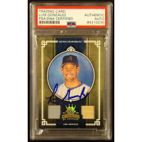 Luis Gonzalez 2005 Donruss Diamond Kings Relic Card #307 PSA Authenticated /50