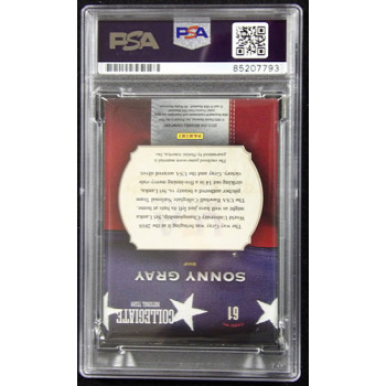 Sonny Gray Signed 2013 Panini USA Baseball Game Gear Relic Card #61 PSA Authen