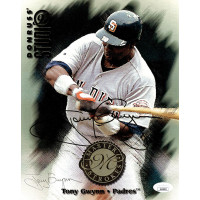 Tony Gwynn San Diego Padres Signed 1997 Donruss Studio Jumbo Card #20 JSA Auth Tony Gwynn San Diego Padres Signed 1997 Donruss Studio Jumbo Card #20 JSA Auth