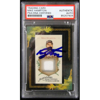 Mike Hampton Signed 2008 Topps Allen & Ginter's Relic Card #AGR-MH PSA Authentic