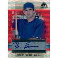 Benjamin Harrison Texas Rangers Signed 2004 Upper Deck SP Prospects Card #BE Benjamin Harrison Texas Rangers Signed 2004 Upper Deck SP Prospects Card #BE
