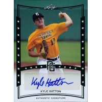 Kyle Hatton Signed 2014 Leaf Perfect Game Baseball Card #A-KHI Kyle Hatton Signed 2014 Leaf Perfect Game Baseball Card #A-KHI