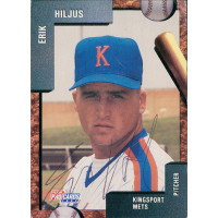 Erik Hiljus Kingsport Mets Signed 1992 Fleer Pro Cards #1562 JSA Authenticated Erik Hiljus Kingsport Mets Signed 1992 Fleer Pro Cards #1562 JSA Authenticated