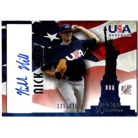Nick Hill Signed 2007 USA Baseball National Signature Blue Ink /275 #A-13 Nick Hill Signed 2007 USA Baseball National Signature Blue Ink /275 #A-13