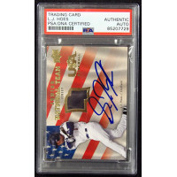 L.J. Hoes Signed 2008 Upper Deck USA Baseball Relic Card #USJR-LH PSA Authentic