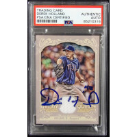 Derek Holland Signed 2012 Topps Gypsy Queen Relic Card #GQR-DHO PSA Authentic