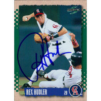 Rex Hudler California Angels Signed 1995 Score Card #66 JSA Authenticated Rex Hudler California Angels Signed 1995 Score Card #66 JSA Authenticated