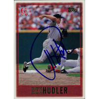 Rex Hudler California Angels Signed 1997 Topps Card #254 JSA Authenticated Rex Hudler California Angels Signed 1997 Topps Card #254 JSA Authenticated