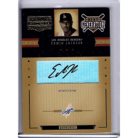 Edwin Jackson Signed 2005 Donruss Patches Next Generation Card #MG-14 Edwin Jackson Signed 2005 Donruss Patches Next Generation Card #MG-14