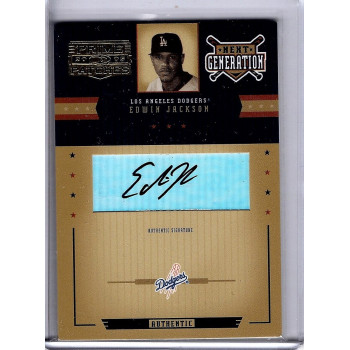 Edwin Jackson Signed 2005 Donruss Patches Next Generation Card #MG-14