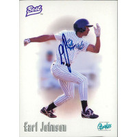 Earl Johnson Signed 1997 Best Baseball Card Earl Johnson Signed 1997 Best Baseball Card