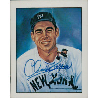 Charlie Keller Signed 1983 TCMA 50 Years of Yankee All Stars Card #22 JSA Authen Charlie Keller Signed 1983 TCMA 50 Years of Yankee All Stars Card #22 JSA Authen
