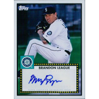 Brandon League Seattle Mariner Signed 2011 Topps Lineage Card #52A-BL Brandon League Seattle Mariner Signed 2011 Topps Lineage Card #52A-BL