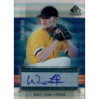 Wesley Letson Atlanta Braves Signed 2004 Upper Deck SP Prospects Card #LE Wesley Letson Atlanta Braves Signed 2004 Upper Deck SP Prospects Card #LE