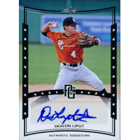 Deacon Liput Signed 2014 Leaf Perfect Game Baseball Card #A-DL1 Deacon Liput Signed 2014 Leaf Perfect Game Baseball Card #A-DL1