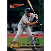 Luis Lopez Signed 1995 Signature Rookies Baseball Card #34 /5750 Luis Lopez Signed 1995 Signature Rookies Baseball Card #34 /5750