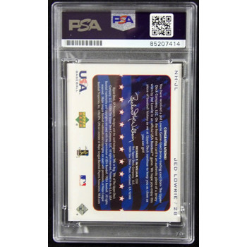 Jed Lowrie Signed 2004 SP Prospects USA Baseball National Honors Card NH-JL PSA