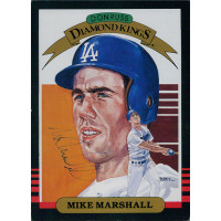 Mike Marshall LA Dodgers Signed 1986 Donruss DK Jumbo Card #12 JSA Authentic Mike Marshall LA Dodgers Signed 1986 Donruss DK Jumbo Card #12 JSA Authentic