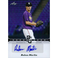 Rabon Martin Signed 2013 Leaf Perfect Game Baseball Card #A-RM1 Rabon Martin Signed 2013 Leaf Perfect Game Baseball Card #A-RM1