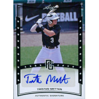 Tristan Metten Signed 2014 Leaf Perfect Game Baseball Card #A-TM2 Tristan Metten Signed 2014 Leaf Perfect Game Baseball Card #A-TM2