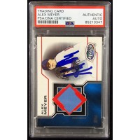 Alex Meyer Signed 2013 Topps Pro Debut Minor League Materials Card #MLM-AME PSA