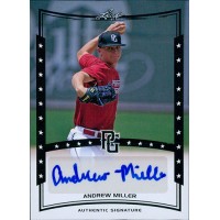 Andrew Miller Signed 2014 Leaf Perfect Game Baseball Card #A-AM3
